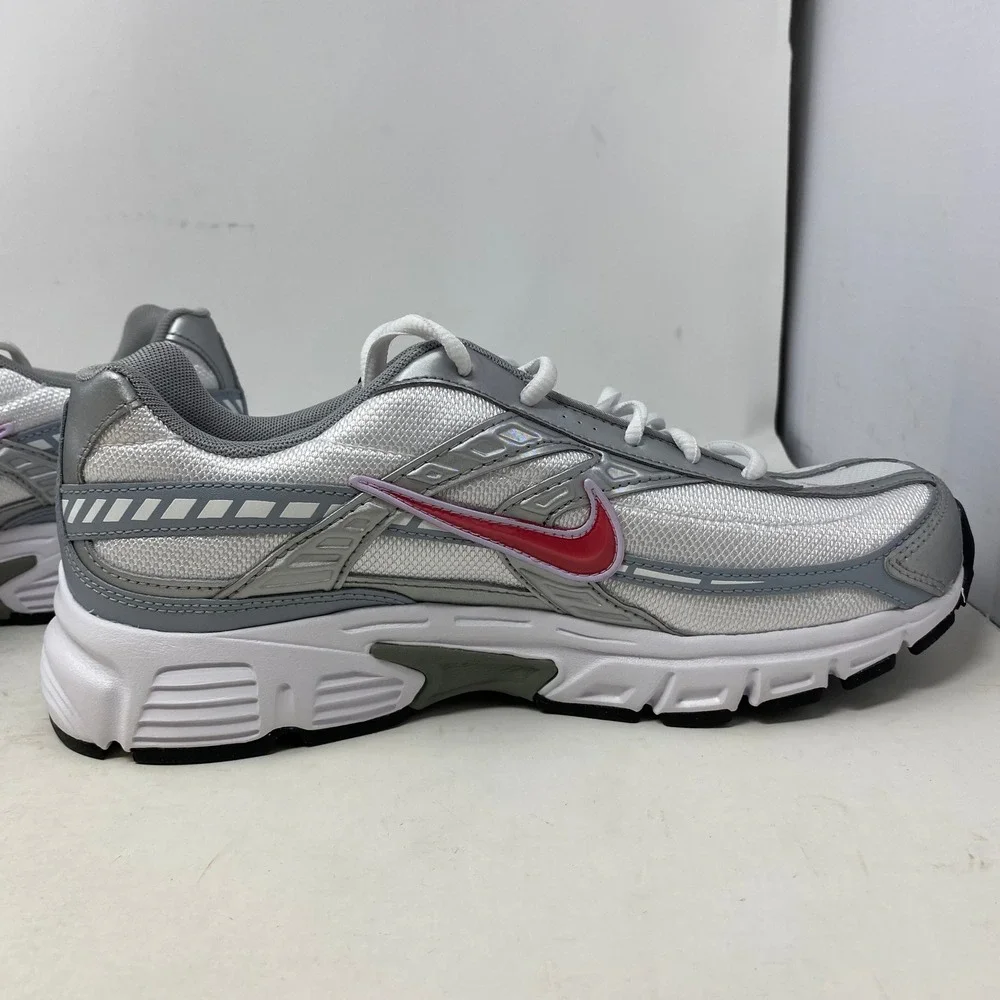 Nike Initiator Womens Running‎ Shoes Silver Pink Metallic Sneakers 394053-001